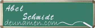 Abel Schmidt Visitenkarte